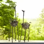 Recycled-Metal-Giraffe-Planter