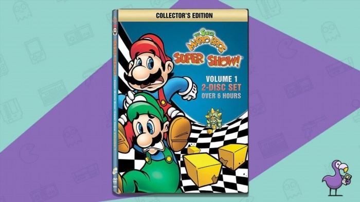 The Super Mario Bros Super Show! Volume 1 is a collection of episodes from the iconic television series that brings the beloved characters of Super Mario Bros to life in a fun and entertaining way.