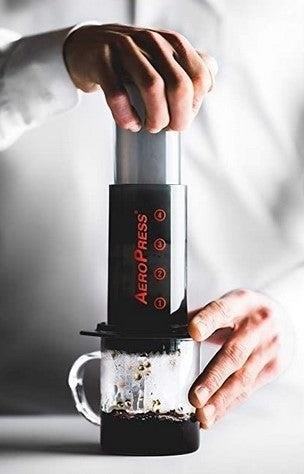 The Personal Aeropress or Pour-Over Coffeemaker is a convenient and efficient way to brew your favorite coffee at home or on the go.