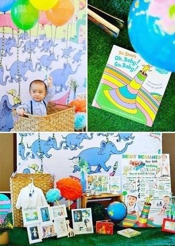 Oh, The Places You’ll Go First Birthday Theme is a fun and adventurous theme inspired by the beloved Dr. Seuss book. It includes decorations and activities that celebrate the idea of embarking on new journeys and exploring the world.