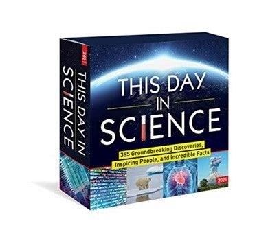 The 2022 This Day in Science Boxed Calendar features 365 groundbreaking discoveries, inspiring people, and incredible facts throughout the year. It is a must-have for anyone interested in science and wants to learn more about the fascinating world of scientific achievements.