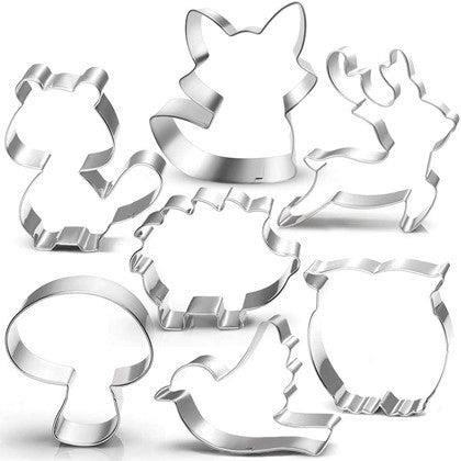 Forest Animal Cookie Cutters are a set of baking tools that allow you to create fun and adorable shapes of animals found in the wild, perfect for adding a touch of nature to your baked goods.