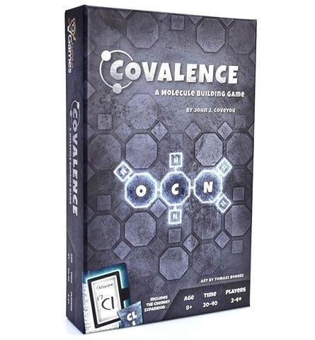 Covalence: A Molecule Building Chemistry Card Game is an educational and interactive card game that allows players to learn and understand the principles of chemistry, specifically focusing on the concept of molecule building. This game provides a fun and engaging way to explore the world of chemistry, promoting critical thinking and problem-solving skills. With its innovative gameplay and attractive design, Covalence offers an immersive experience that is both entertaining and educational for players of all ages.