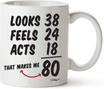 The 80th Birthday Mug is a special commemorative item to celebrate a significant milestone in someone's life, making it a perfect gift for the birthday celebrant to cherish and remember their special day.