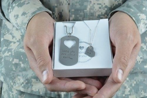 Until you are home safe with me, the dog tag will serve as a symbol of our love and commitment, reminding us of the bond we share and the promise to always protect and cherish each other.