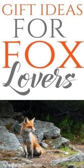 20 Gift Ideas for Fox Lovers