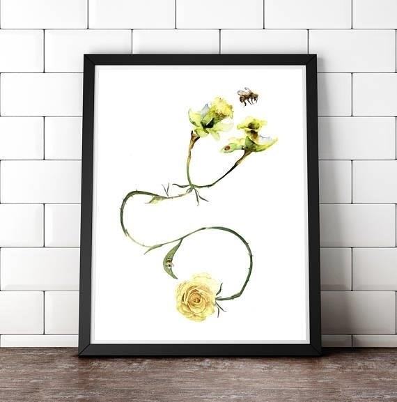The Floral Stethoscope Art Print is a beautiful and unique piece of artwork that combines elements of nature and medicine, making it the perfect addition to any medical professional's office or home decor.