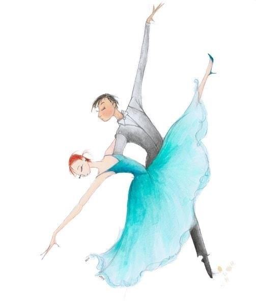 Ballroom Dancing Art Print is a beautiful representation of the elegance and grace of ballroom dance, capturing the intricate movements and vibrant energy of this captivating art form.