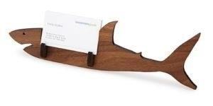 The Shark Business Card Holder is a unique and stylish accessory for professionals, designed to hold and display business cards in a creative way.