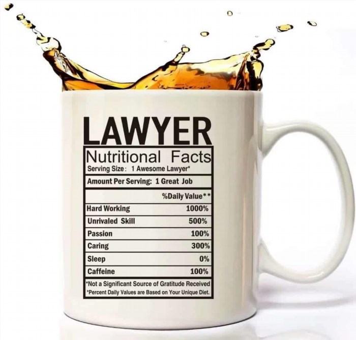 Lawyer Nutritional Facts are not available as lawyers are not consumable products. However, lawyers play a crucial role in the legal system, providing legal advice, representation, and ensuring justice is served for their clients.