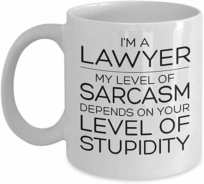 The coffee mug with a lot of wit and sarcasm adds a touch of humor and satire to your morning routine, making it a perfect companion for those who appreciate clever and amusing banter.