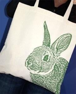 The Rabbit Tote Bag is a fashionable and practical accessory that features a cute rabbit design, making it a stylish choice for carrying your belongings.