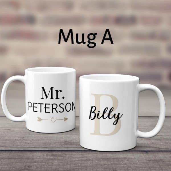The Mr. and Mrs. Couple Mug is a perfect gift for married couples, featuring a charming design that celebrates their love and commitment to each other.