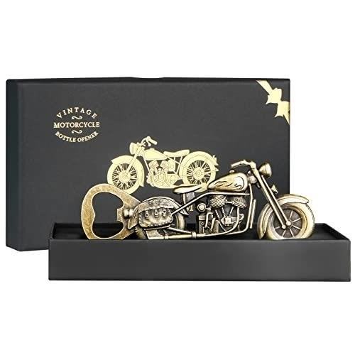 A motorcycle bottle opener is a handy tool that allows you to easily open bottles while showcasing your love for motorcycles. It is designed to resemble a motorcycle and is both functional and stylish, making it the perfect accessory for any motorcycle enthusiast.