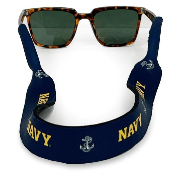 The Navy Sunglass Holder is a practical accessory that keeps your sunglasses secure and easily accessible, providing convenience and style while protecting your eyewear.