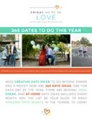 Get 365 Date Ideas is a website that provides a year's worth of creative and unique suggestions for romantic outings and activities.