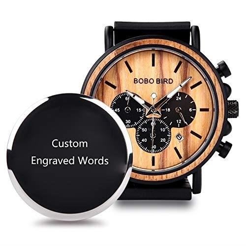 The Engraved Wooden Watch is a stylish and eco-friendly timepiece that showcases intricate craftsmanship and natural beauty.
