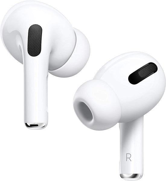 Apple AirPods Pro are wireless earbuds that offer active noise cancellation, a customizable fit, and high-quality sound for an exceptional audio experience.