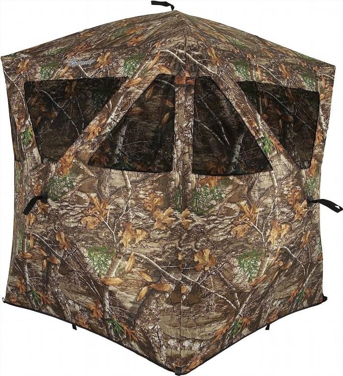 Hunting Blinds Are Effective Pieces Of Bowhunting GearOutput: Hunting Shelters Are Efficient Components Of Bowhunting Equipment