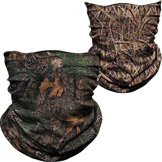 The Camo Neck Buff/Gaiter Facemask for Bowhunters is a versatile accessory that provides camouflage and protection for bowhunters, allowing them to blend seamlessly into their surroundings while keeping their face and neck shielded from the elements and insects.