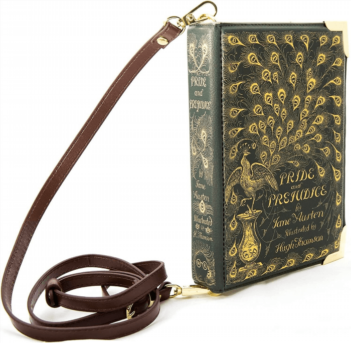 The Classic Book Handbag is a stylish and trendy accessory that combines the timeless charm of classic literature with the functionality of a handbag, making it a must-have for book lovers and fashion enthusiasts alike.