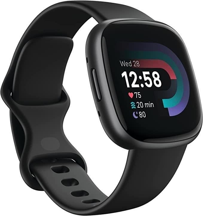 The FitBit Smartwatch is a device designed for tracking steps and workouts, allowing users to monitor their physical activity levels and progress towards fitness goals.
