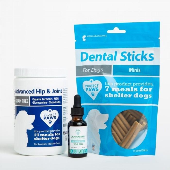 #1 - The Senior Dog Complete Hemp Joint & Dental Health System is a comprehensive package priced at $59.99, which is a great deal considering its original value of $100. This system is specially designed to support the joint health and dental care needs of senior dogs, providing them with the necessary nutrients and benefits of hemp-based ingredients.