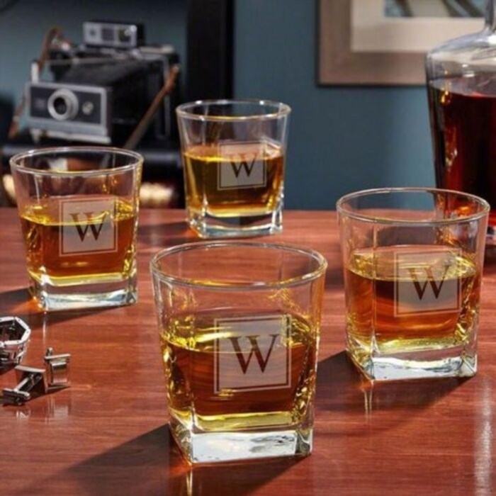 Customized whisky tumblers collection: unique present for sibling.