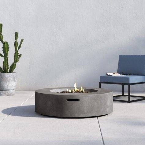 Concrete fire pit: unique gift for sibling.