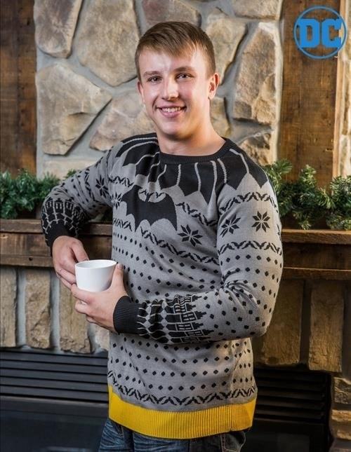 The Classic Batman Ugly Christmas Sweater is a fun and festive way to show your love for the iconic superhero during the holiday season.