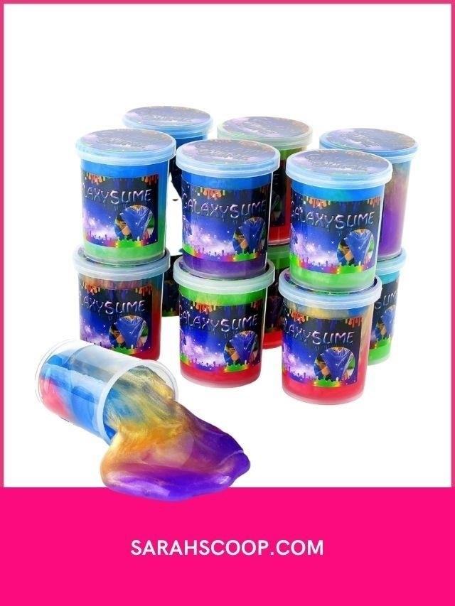 Marbled Starry Slime is a popular type of slime that features a mesmerizing combination of vibrant colors and glitter, creating a stunning starry effect. It is a favorite among slime enthusiasts for its unique appearance and satisfying texture.