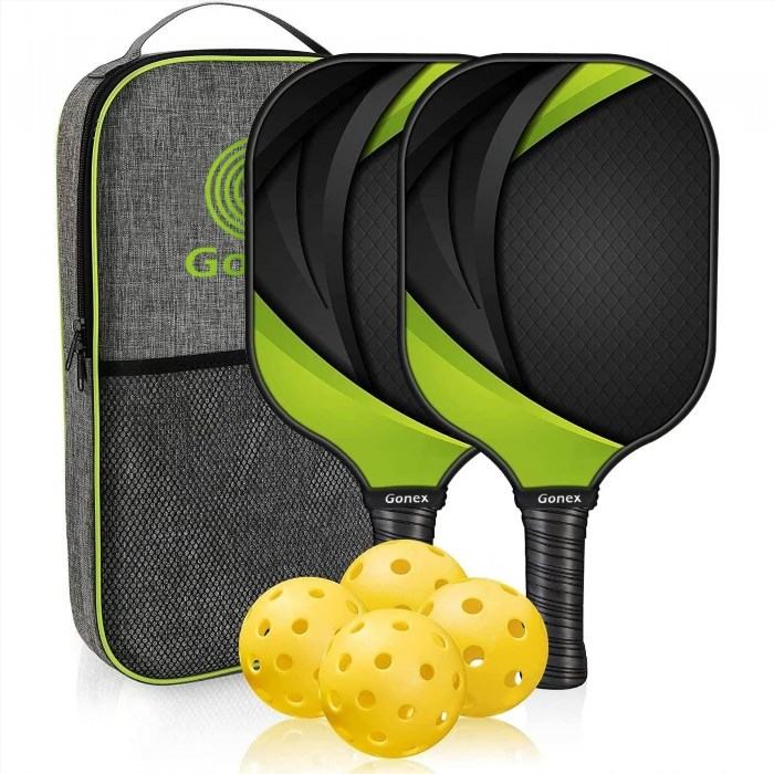 The Gonex Pickleball Set is a high-quality equipment package that includes everything you need to enjoy the popular sport of pickleball.