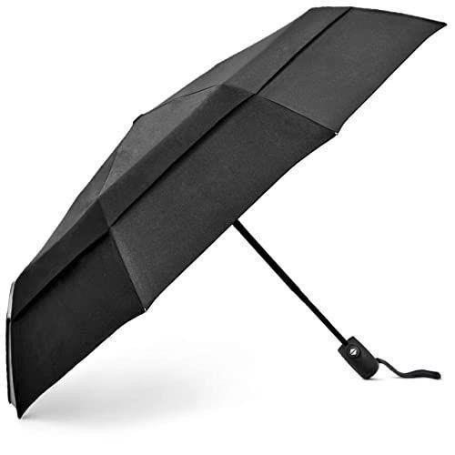 The EEZ-Y Windproof Travel Umbrella is a durable and reliable choice for your travel needs, designed to withstand strong winds and keep you dry during rainy days.