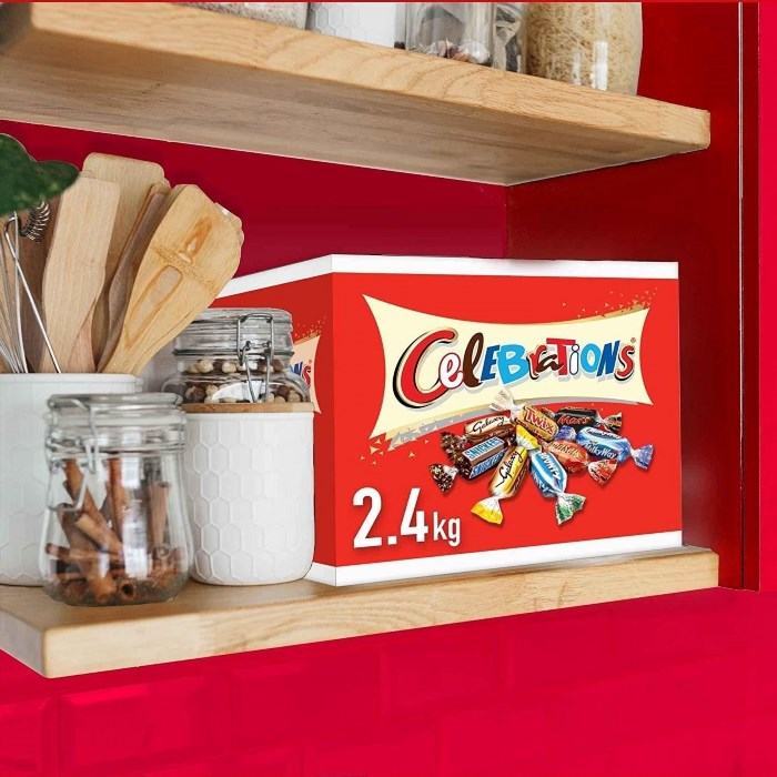 This is probably embarrassing to admit, but I think if someone bought me this 2.4kg box of Celebrations for the *ultimate* weekend in, I'd consider marriage. It's safe to say that my love for chocolate knows no bounds.