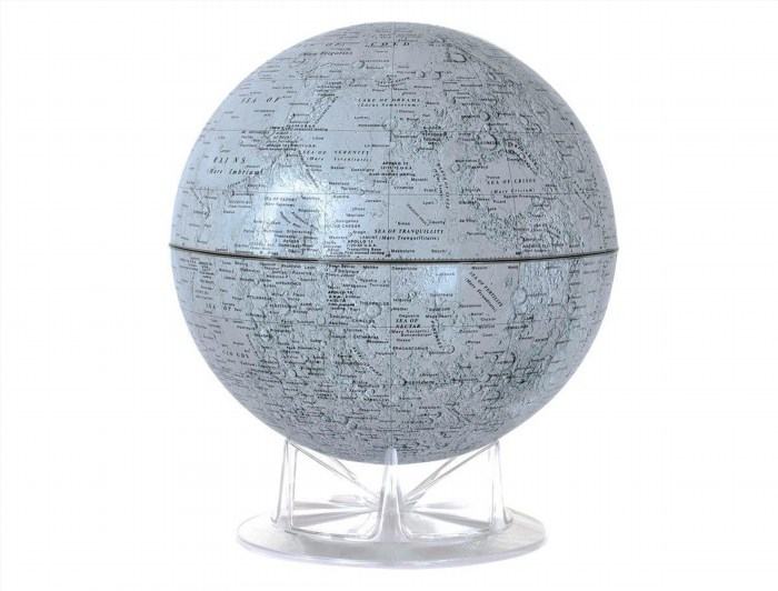 The Moon astronomical globe is a tool used to study and explore the lunar surface, providing a detailed representation of the moon's topography and features.