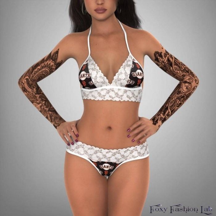 The San Francisco Giants Lingerie Set is a unique and personalized way for fans to support their favorite baseball team while adding a touch of elegance and sensuality to their wardrobe.