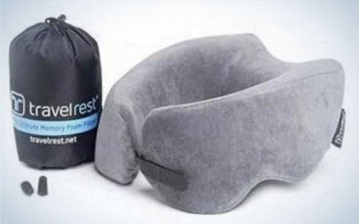 The Travelrest Nest Ultimate Memory Foam Travel Pillow is considered the best travel pillow, providing ultimate comfort and support for a peaceful and comfortable journey.