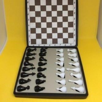 The AS Artisans Magnetic Chess Game is a beautifully crafted and portable chess set that allows users to enjoy the strategic game of chess on the go. With its magnetic pieces and compact design, it is perfect for travel or playing in any setting. The high-quality craftsmanship and attention to detail make it a must-have for chess enthusiasts and collectors alike.