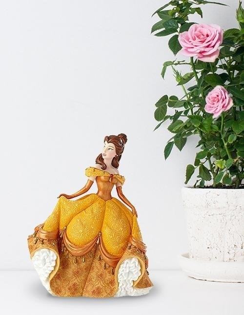 The Disney Showcase Belle Figure is a beautifully crafted collectible that captures the elegance and charm of the beloved character from Beauty and the Beast. With intricate details and exquisite craftsmanship, this figure is a must-have for any Disney enthusiast or fan of the classic tale.