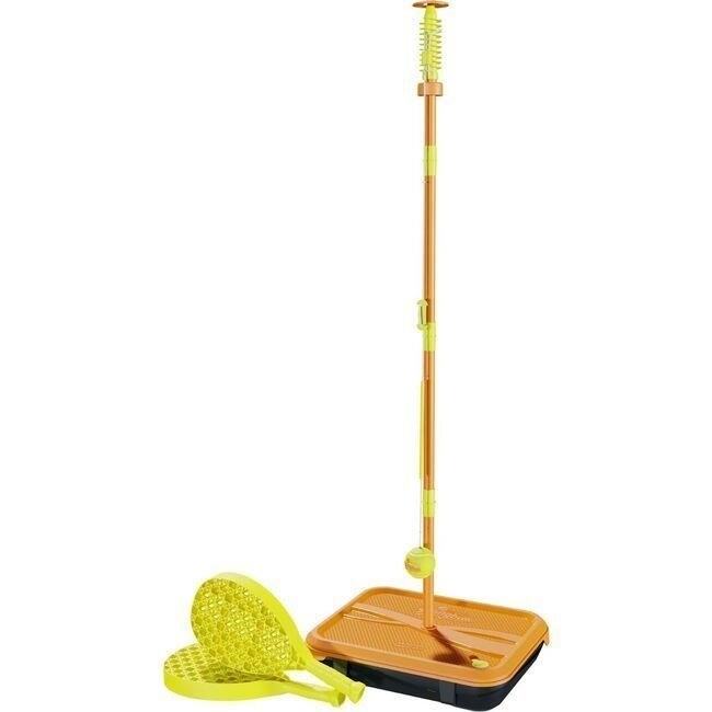 The Swingball Tournament Tether Tennis is a competitive game that involves hitting a tennis ball attached to a pole with a string and trying to outmaneuver your opponent. It is a fun and exciting outdoor activity that can be enjoyed by people of all ages.