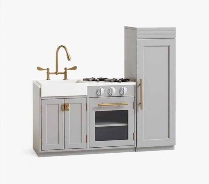 Pottery Barn Kids Chelsea All-in-1 Play Kitchen is a versatile and interactive playset that offers endless hours of imaginative play for children.