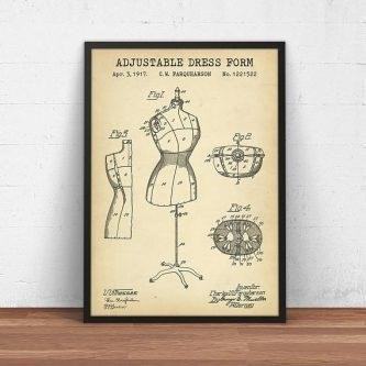 The Adjustable Dress Form Patent is a revolutionary invention that allows for customizable sizing and fitting of garments, providing a practical solution for tailors and fashion designers worldwide.