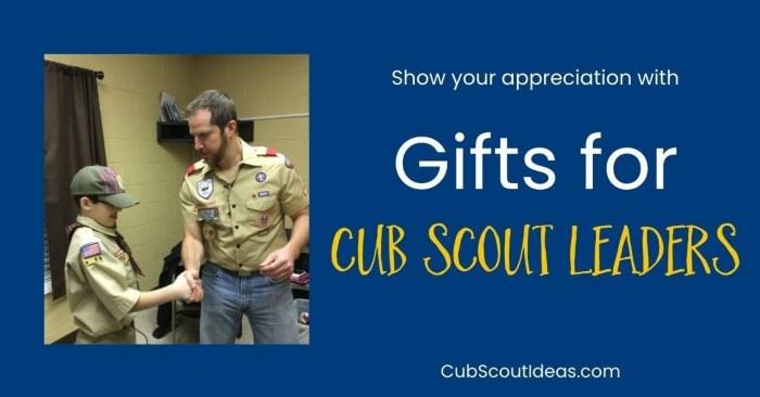 Gifts for Cub Scout leaders