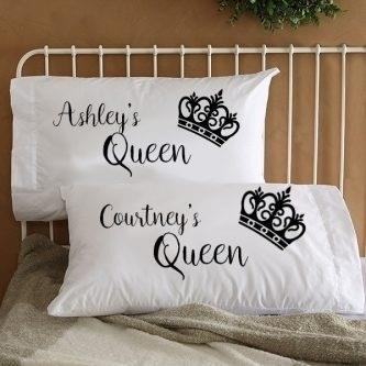 Personalized Queen Pillow Cases are a great way to add a personal touch to your bedroom decor. They are custom-made to fit queen-sized pillows and can be personalized with your name, initials, or a special message. These pillow cases are made from high-quality materials, ensuring both comfort and durability. Whether you want to add a pop of color to your bedding or give a thoughtful gift to a loved one, personalized queen pillow cases are the perfect choice.