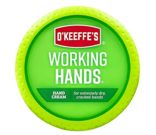 O'Keeffe's Working Hands Cream is a highly effective hand cream that provides relief for dry and cracked skin, specifically designed for individuals who work with their hands.