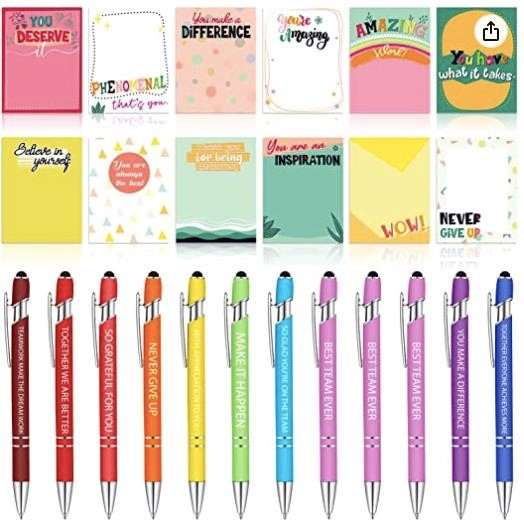 Pens and notepads are essential stationery items that are commonly used for writing and taking notes in various settings, such as schools, offices, and homes. They provide a convenient and reliable means of recording information and expressing thoughts and ideas.