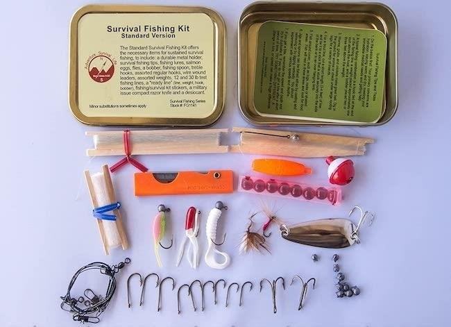 A survival fishing kit is a compact and essential tool that includes various fishing equipment and gear, designed to aid in catching fish for sustenance in emergency situations or when exploring the great outdoors.