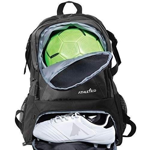The Athletico National Soccer Bag is a spacious and durable sports bag designed specifically for soccer players, offering ample storage space for all their gear and equipment.