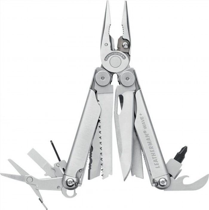 The Wave Plus Multitool is a versatile tool that includes premium replaceable wire cutters, making it the perfect companion for any DIY project or outdoor adventure.