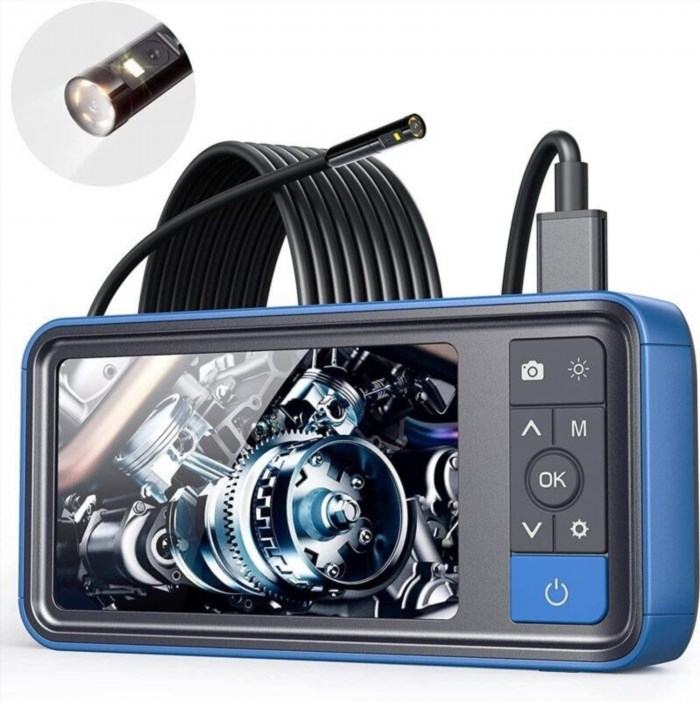 Video Inspection Camera is a device used to visually inspect hard-to-reach areas or inaccessible spaces, providing a clear and detailed view for various applications such as plumbing, automotive, or industrial inspections.